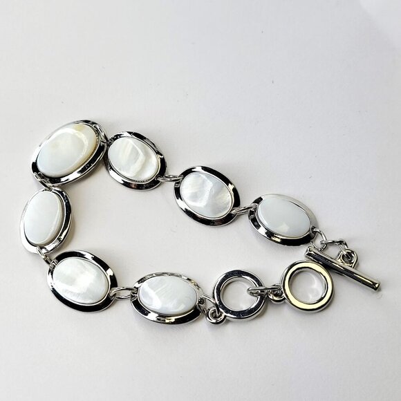 White Bracelet Link Chain - Picture 2 of 4